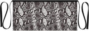 Kitchen Apron Black Snakeskin Print | Unisex Server Apron with 3 Pockets, Adjustable for Waiters, Gardeners, Kitchen, BBQ, Painting and Restaurant Work