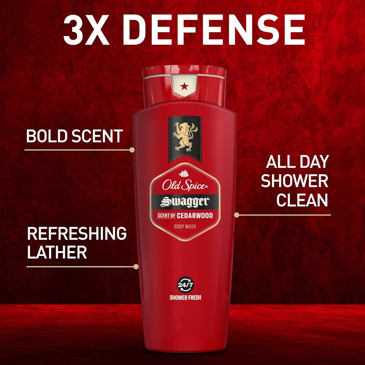 Bw Swagger Red Size 16z by Old Spice – 192 Fl Oz (Pack of 1), Pack of 12, Model PPAX1259655