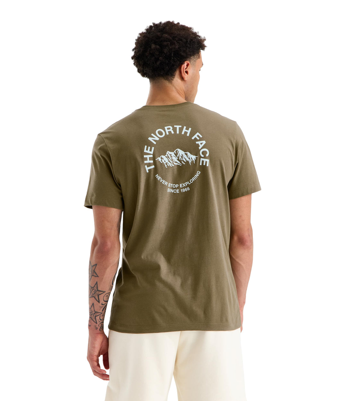 Evolution NSE Regular Short-Sleeve Tee by The North Face – Cotton, Caraway Seed, Model NF0A8JQ0