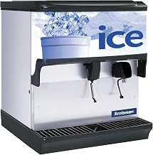 Scotsman IOD200-1 Ice Dispenser with Water Filler, 30" Width - 200 lb. Storage