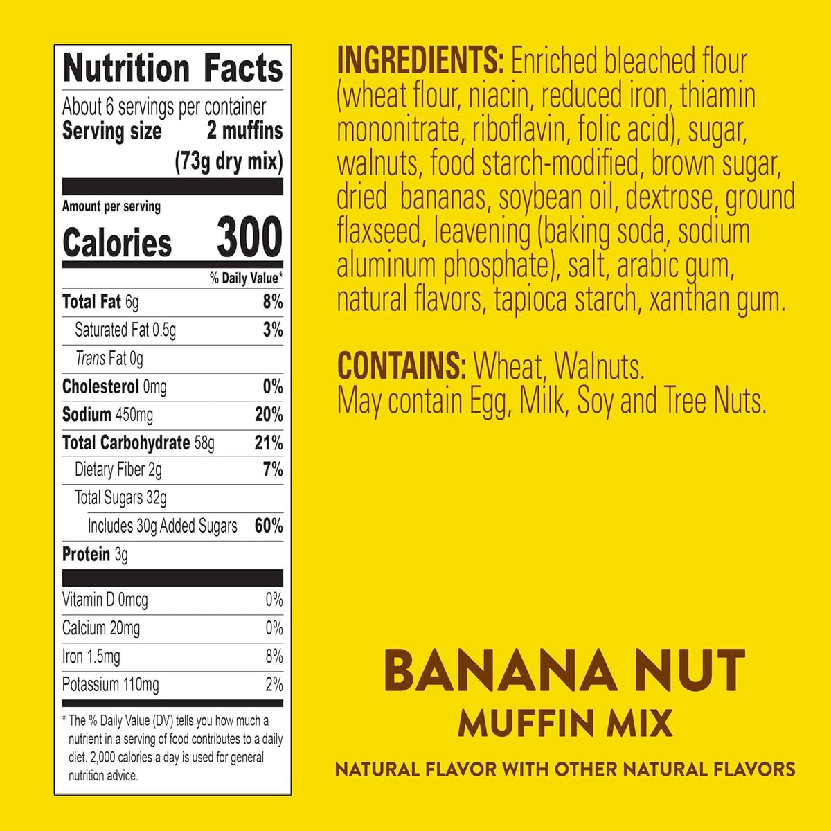 Krusteaz Banana Nut, Almond Poppy Seed & Cinnamon Swirl / 51.9 Ounce (Pack of 1) / 1 Muffins & Quickbreads