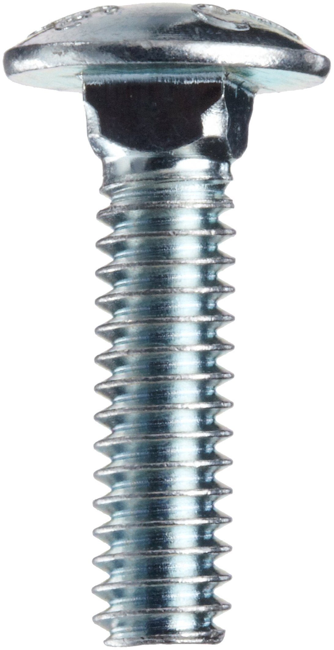 Zinc Plated Steel Carriage Bolt by Small Parts – 3/8"-16, Alloy Steel, Pack of 50