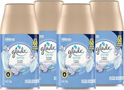 Glade Clean Lenin Automatic Spray Air Freshener Refill, 6.2 Oz (Pack of 4)