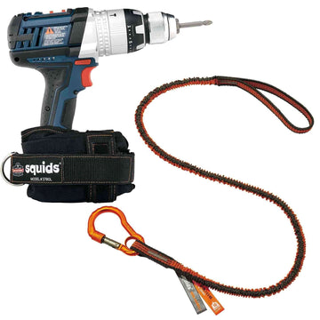 Squids 3191 Power Tool Tethering Kit by Ergodyne – Kit, Aluminum, High-visibility, Model 19661