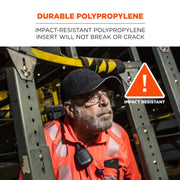 Skullerz Universal Bump Cap by Ergodyne – Single, polypropylene, Gray, Model 8945