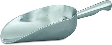 Adcraft ALS-5 5 oz Capacity, 5" Length x 2-3/8" Width, Mirror Finish, Heavy Duty Cast Aluminum Scoop with Contoured Handle