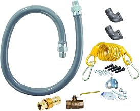 Dormont ReliaGuard Gas Connector Kit, 3/4" ID x 48" L with Quick-Disconnect