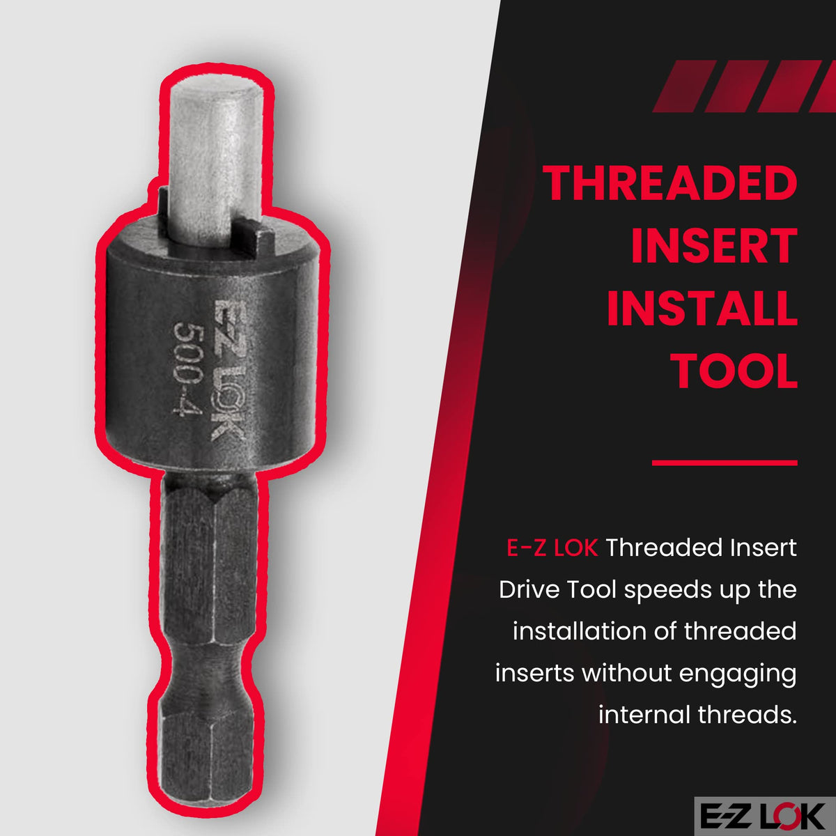 E-Z LOK 500-4 / Silver / 1 Externally Threaded Inserts