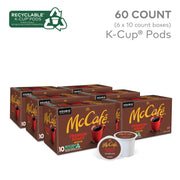 Premium Roast Coffee by McCafe – 10 Count (Pack of 6), Pack of 6