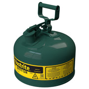 Justrite Green / 2.5 Gallon / Type I Cans