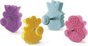 Silikomart Cookie Cutters with Spring Ejection Feature, Mini, Royal Family, Set of 4