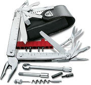 Victorinox SwissTool X Plus with Ratchet and Nylon Pouch, Silver