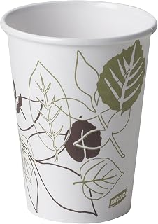 DIXIE 12OZ PAPER HOT CUPS BY GP PRO (GEORGIA-PACIFIC), PATHWAYS,1,000 CUPS PER CASE
