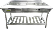 Adcraft 4 Bay Water Bath Steam Table, in Stainless Steel (EST-240)