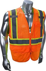 Radians Inc. SV272-2ZGM-4X Class 2 SAFETY Vest, 4X-Large, Hi-Viz Green