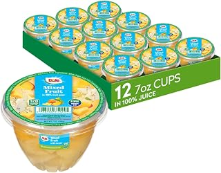 Dole Fruit Bowls Mixed Fruit, 7oz, 12 Total Cups