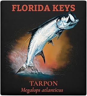 Florida Keys Tarpon Fishing Shirt Silver King Fish T-Shirt