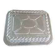 LID23 PE Oblong Pan with Clear Dome Lid44; 1 lbs - Case of 1000