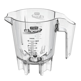 32-oz. Copolyester Jar for MXE2000 Ellipse Blender by Waring – 32 Ounces, 32.0 fluid_ounces, Copolyester, Clear, Model CAC188