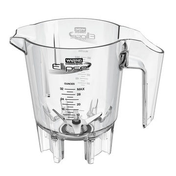 32-oz. Copolyester Jar for MXE2000 Ellipse Blender by Waring – 32 Ounces, 32.0 fluid_ounces, Copolyester, Clear, Model CAC188