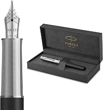 Parker Sonnet Fountain Pen | Legacy of Flight | 18k Gold Nib | Chrome Trim | Medium Nib | Gift Box