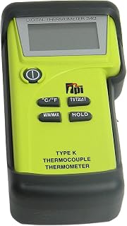 TPI 343/C1 Dual Input K-Type Thermocouple Thermometer with Field Calibration