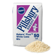 Baker's Plus White Cake Mix by Pillsbury – 50 lbs"