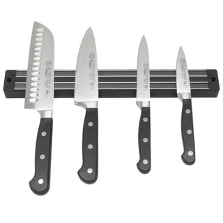 13" Black Magnetic Plastic Knife Holder by Winco – 12", Stainless Steel, Black, Model PMB-13