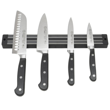 13" Black Magnetic Plastic Knife Holder by Winco – 12", Stainless Steel, Black, Model PMB-13
