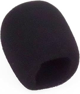 SM57 Pop Filter - Mic Windscreen Narrow for Barrel Style Instrument Microphone, Performance Plus Deluxe Black Foam (WS-2)