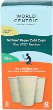 World Centric Bamboo Cold Cups 16Oz, 10 CT
