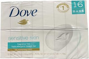Unilever Dove Sensitive Bar 3 75 oz 16 Bars