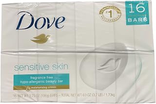 Unilever Dove Sensitive Bar 3 75 oz 16 Bars