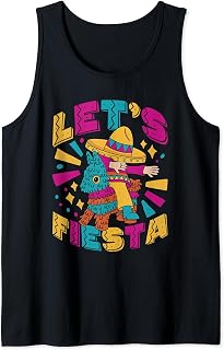 Cinco De Mayo, Let's Fiesta Pinata Tank Top
