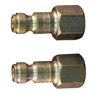 S-784 1/4"" FNPT T Style Plug - Pack of 2" by Milton –, Alloy Steel, Multicolor, Model S784