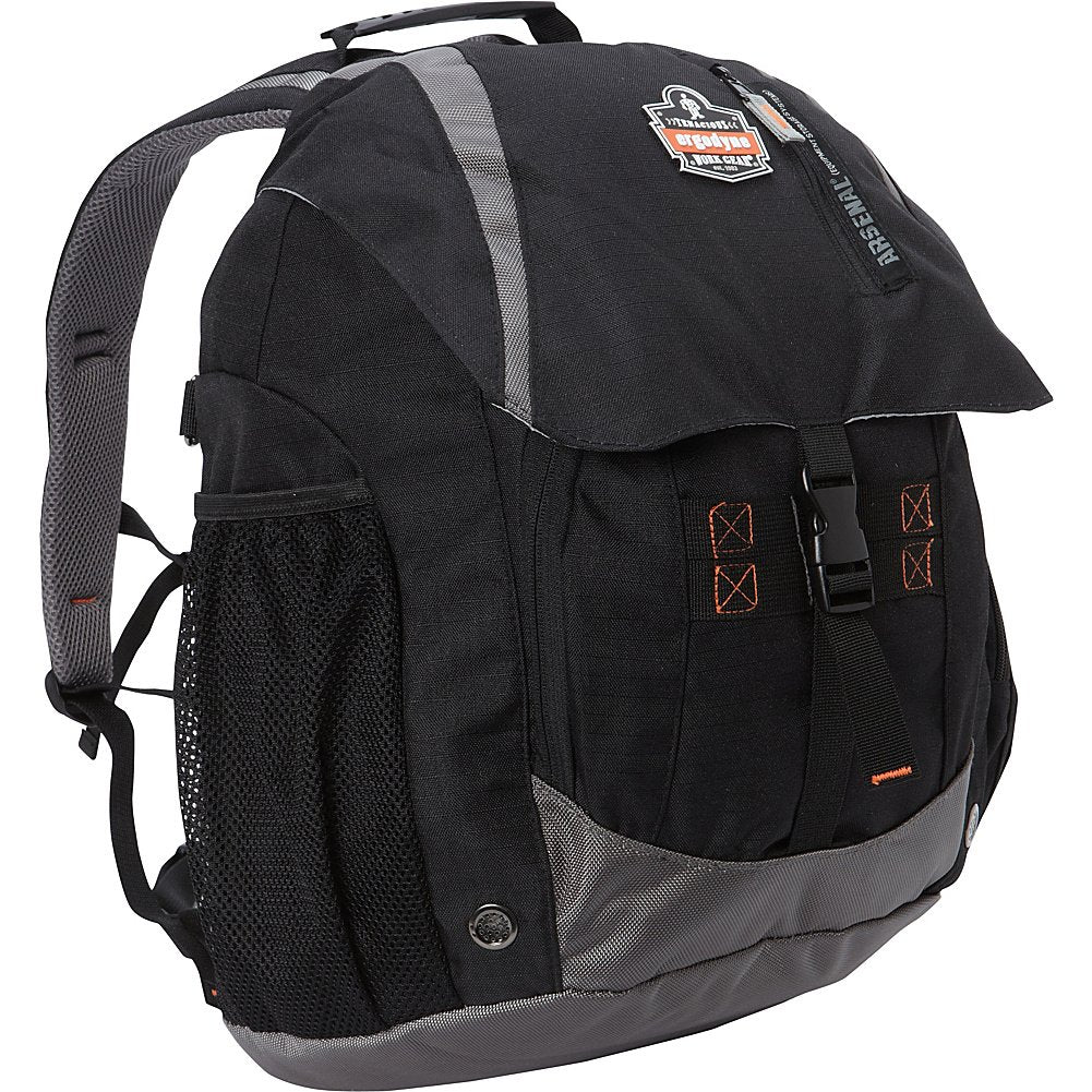 GB5143 General Duty Laptop Backpack (Black) by Ergodyne – Polyester, Black, Model 13043