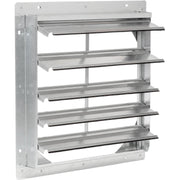 Shutter for 18" Exhaust Fan by Air Conditioning Products Company – 22.5"L x 21.13"W x 21"H, Aluminum, Gray, Model 245714
