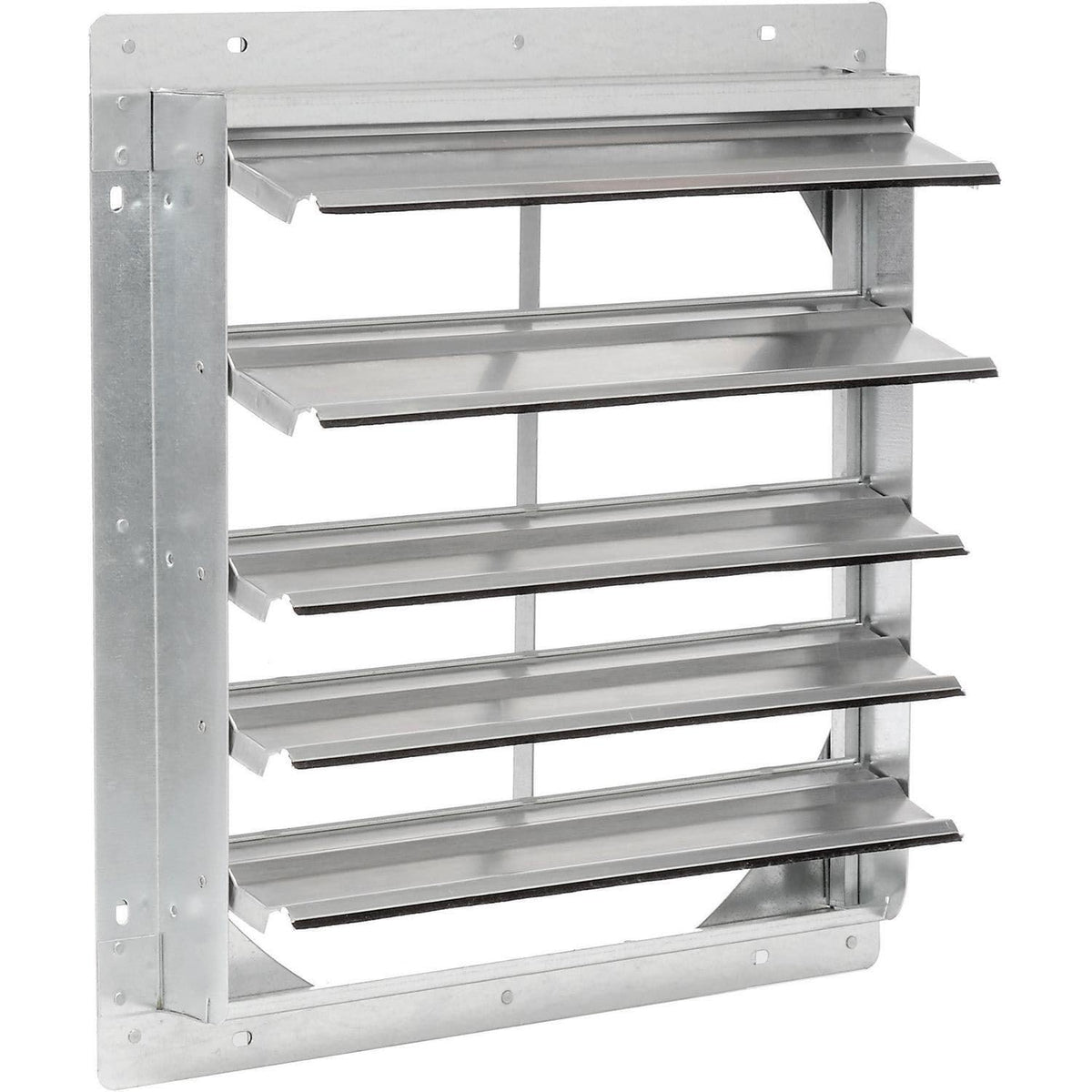 Shutter for 18" Exhaust Fan by Air Conditioning Products Company – 22.5"L x 21.13"W x 21"H, Aluminum, Gray, Model 245714