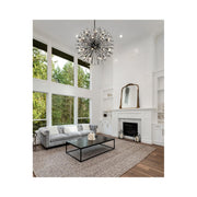 Vera 32 Light Pendant by Lighting Design – Metal, Clear, Model 2550D44BK