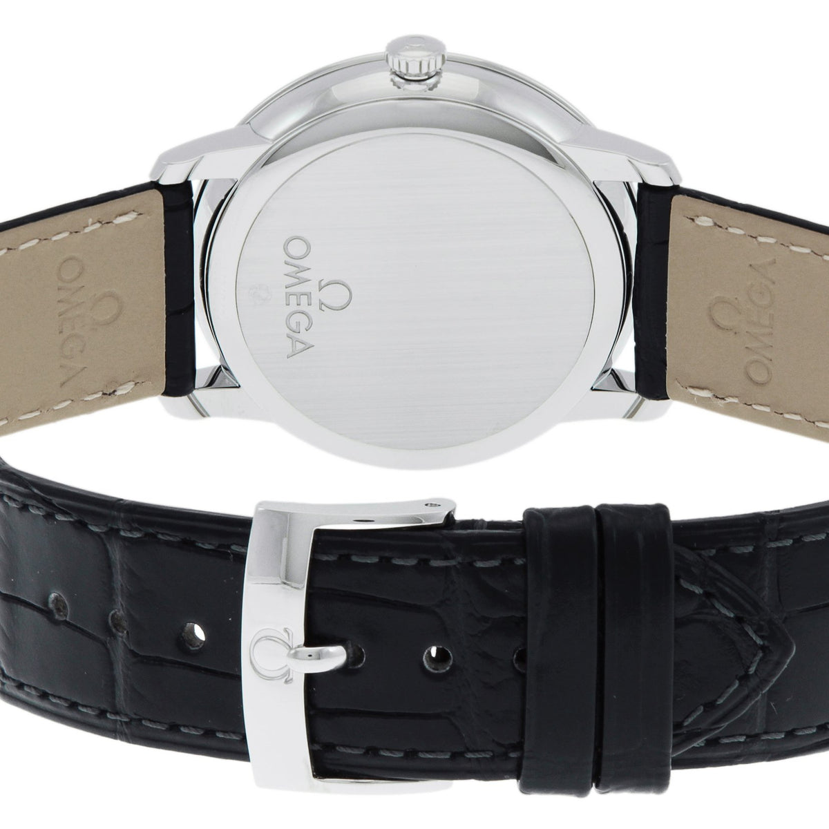 DeVille Stainless Steel Automatic Men's Watch by Omega – Model 424.13.40.20.02.001