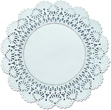 Hoffmaster 500236 Cambridge Lace Doilies Round 8" White 1000/Carton
