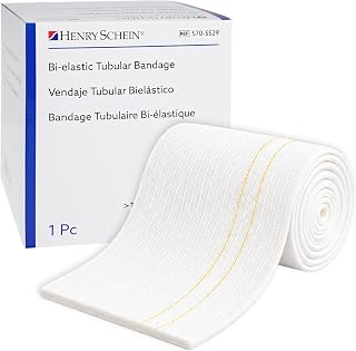 Henry Schein Tubular Bandage, Size 4, 4" x 11 yd, White, Reusable, Each