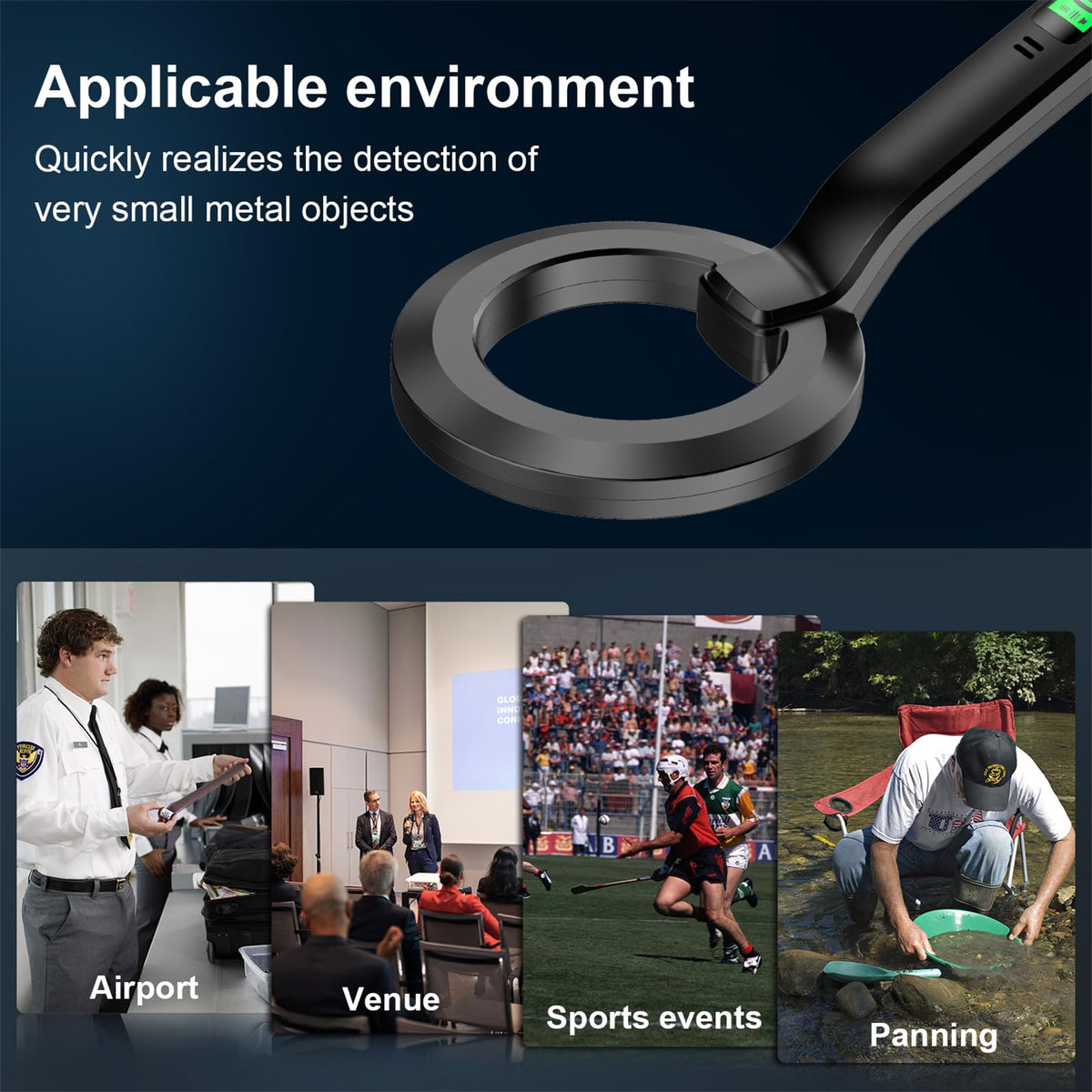 Portable Metal Detectors Accurate Metal Detection Tool Detecting Device Detectors Sound Detectos by Veltros – Multicolor, Model Veltros