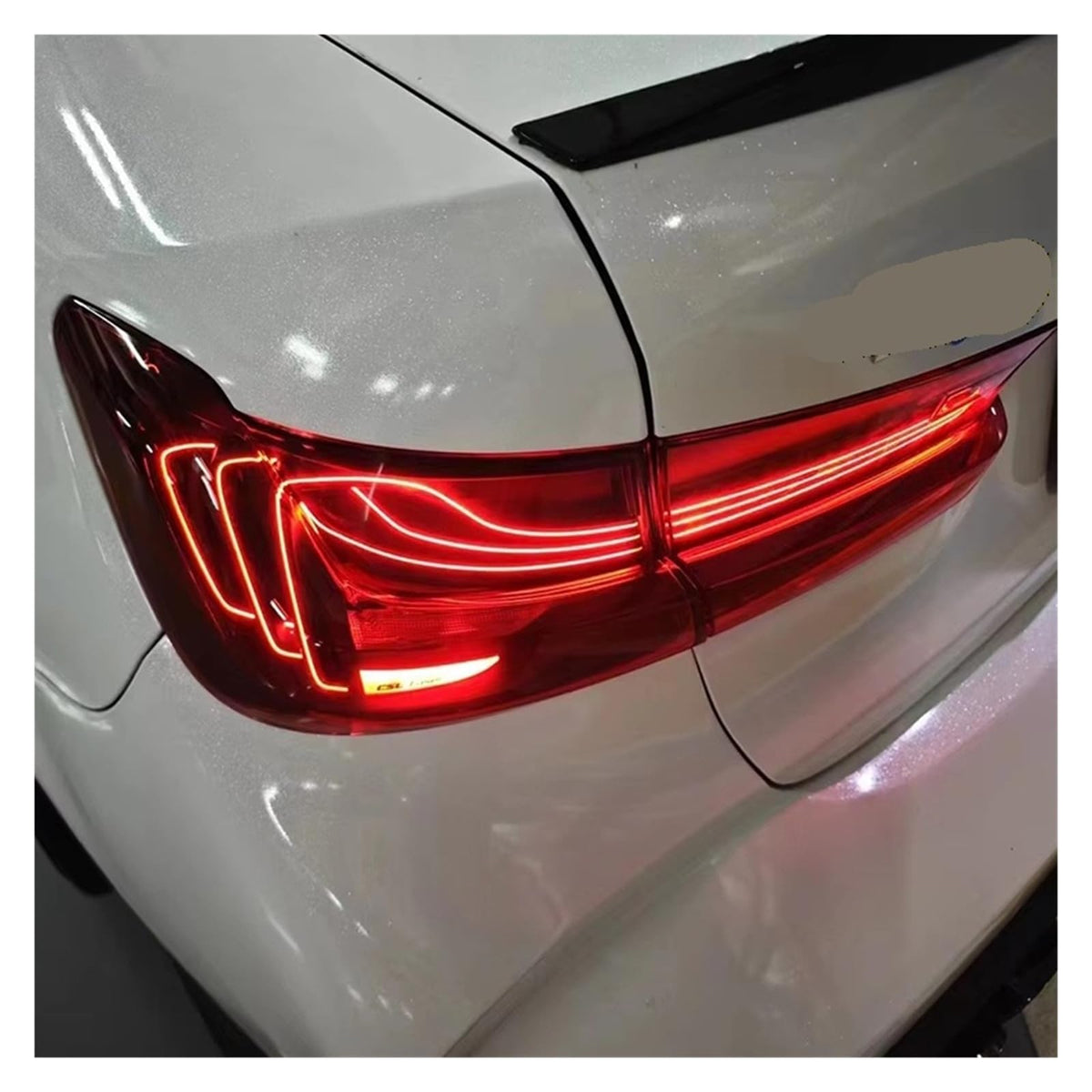 1Pair Tail Lights Compatible With BMW 3 Series 2019-2023 G20&G80 M3 CSL Tail Light Plug And Play Auto Car Parts(4PCS Red) by VIEAXSQD – One Size, 4PCS Red, Model STLNMEBD