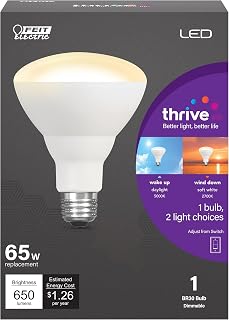 Feit Electric BR30 LED Circadian Rhythm Intellibulb, 65W Eq, Dual Mode