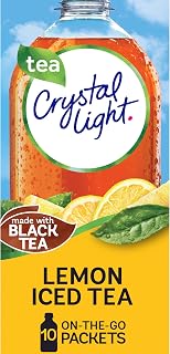 Crystal Light Powdered Drink Mix, Sugar Free Lemon Iced Tea, 0.07 oz
