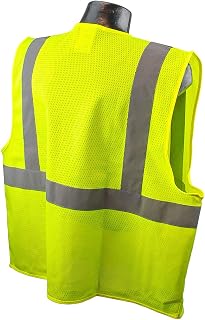 Radians SV2OSXL Class 2 Solid Safety Vest, Orange, Extra Large