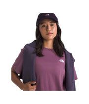 Womens Evolution Simple Dome Crop Relaxed Short Sleeve Tee Chroma Purple LG One Size by The North Face – Chroma Purple, Model NF0A8FDHG4Y
