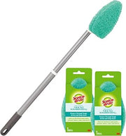 Scotch-Brite Extendable Tub & Tile Scrubber Kit, 1 Handle & 3 Scrubbers