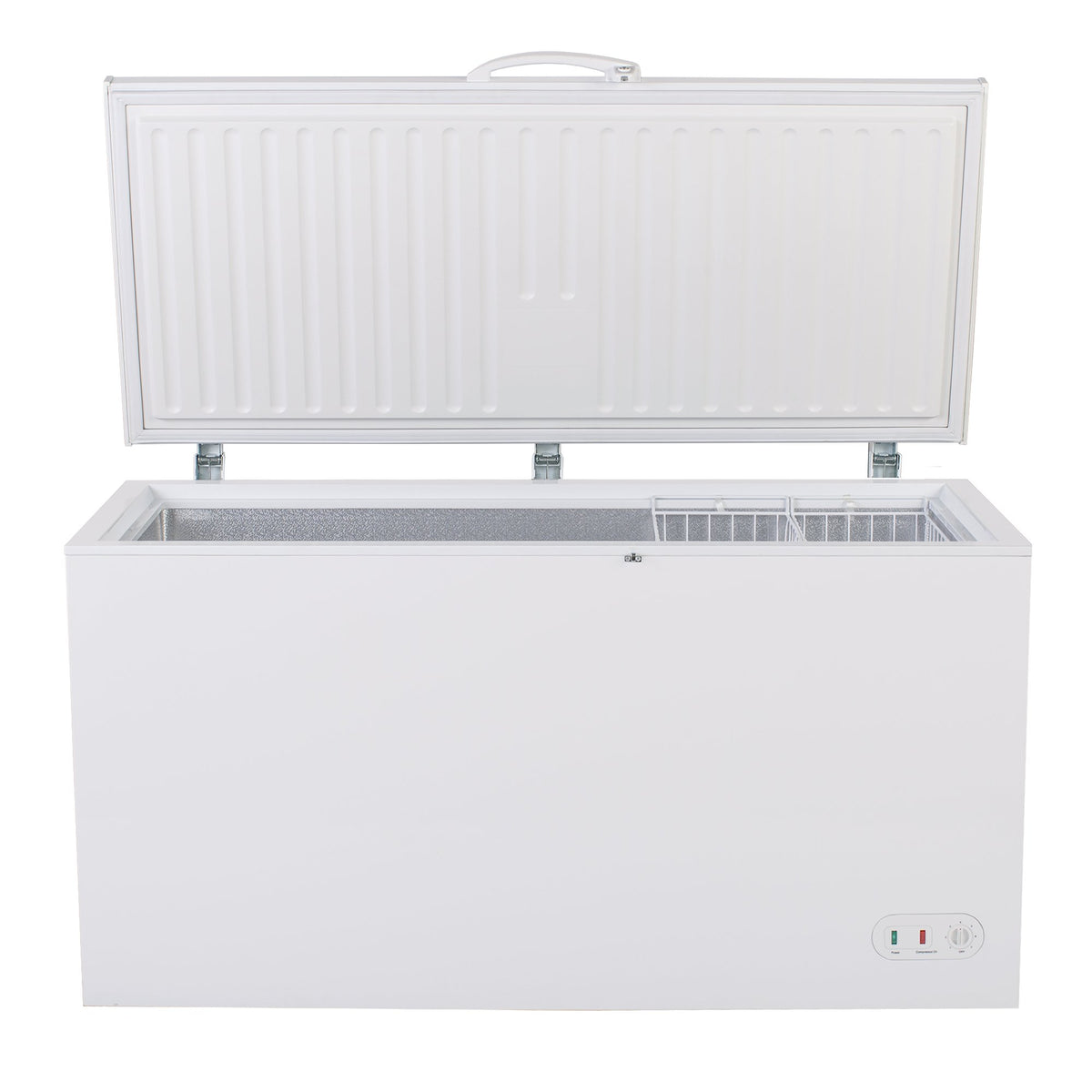 Commercial Chest Freezer with Solid Top 60.2 Inch Wide with Locking Lid by MAXX Cold – 15.9 Cubic Feet, 450.0 liters, White, Model MXSH15.9SHC